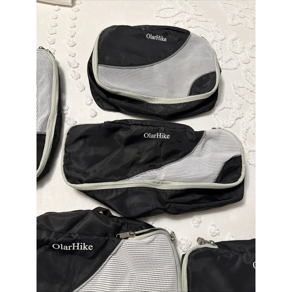 OlarHike Packing Cubes Lot Of 6 Clothing Travel Organizer Compression Luggage